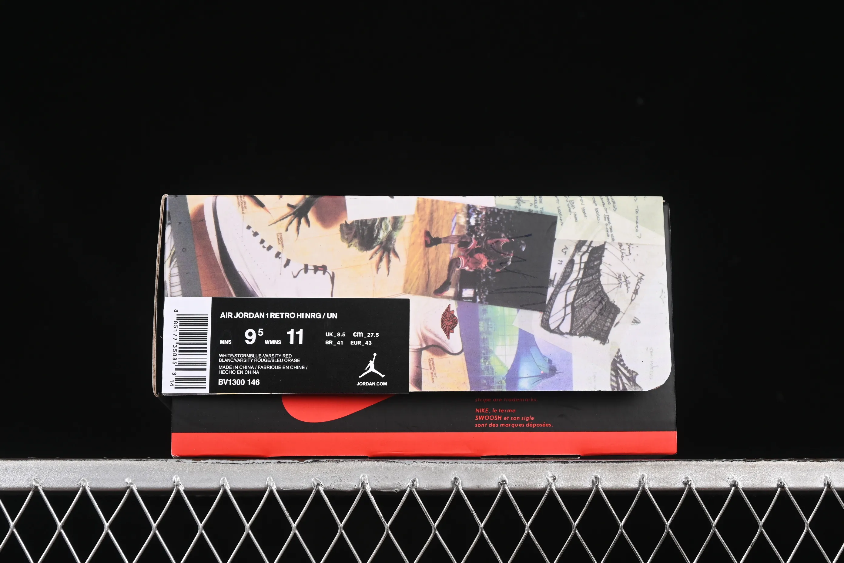 All categories Air Jordan Jordan series basketball shoes Air Jordan 1 High foreign trade version Air Jordan 1 x Union AJ1 Joe 1 limited joint four-color deconstruction splicing basketball shoes BV1300-146